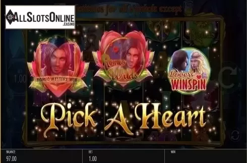 Pick a heart feature screen 1. Romeo & Juliet (Blueprint) from Blueprint