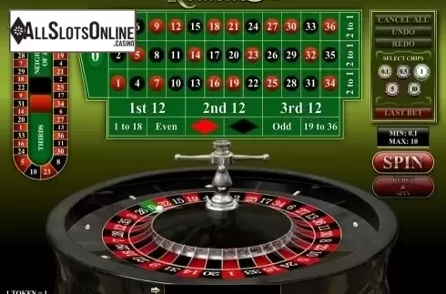 Game Screen. Roulette 3D (iSoftBet) from iSoftBet