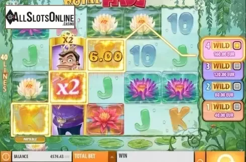 Wild Multiplier. Royal Frog from Quickspin
