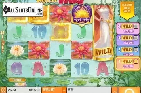 Wild. Royal Frog from Quickspin