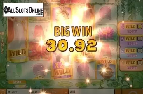 Big Win. Royal Frog from Quickspin