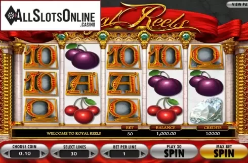 Reels. Royal Reels from Betsoft
