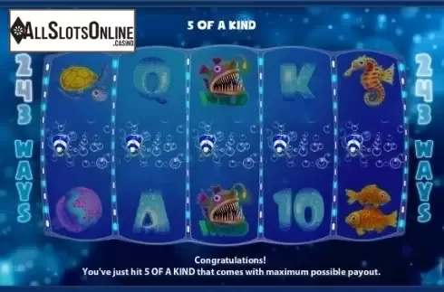 Paytable 5. Sea of Gold from GamesOS