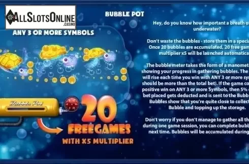 Paytable 3. Sea of Gold from GamesOS