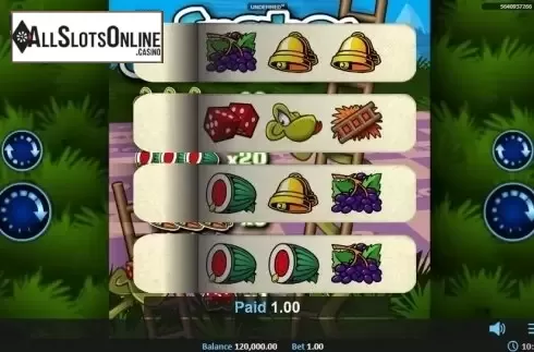 Win Screen. Snakes Ladders Pull Tab from Realistic