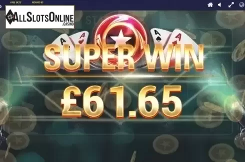 Win Screen. Stars Luck from Red Tiger
