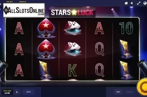Reel Screen. Stars Luck from Red Tiger