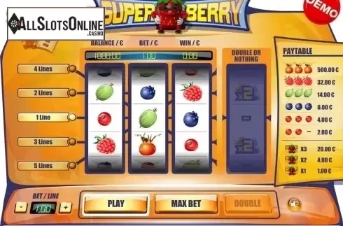 Reels screen. Super Berry from PAF