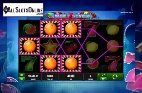 Game workflow 4. Sweet Sevens from Playreels