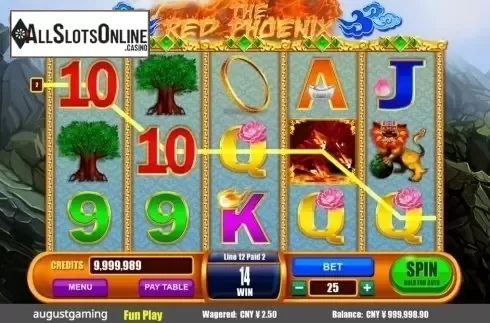 Win. The Red Phoenix from August Gaming
