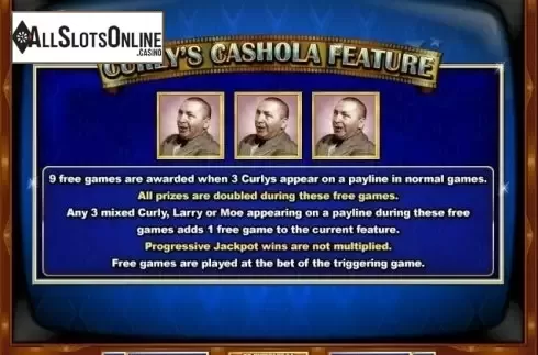 Fre Spins 1. The Three Stooges 2 from RTG