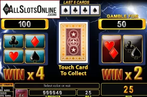 Gamble. Thunder Wild from Noble Gaming