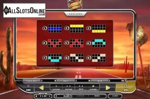Paylines. Truckers Heaven from Oryx