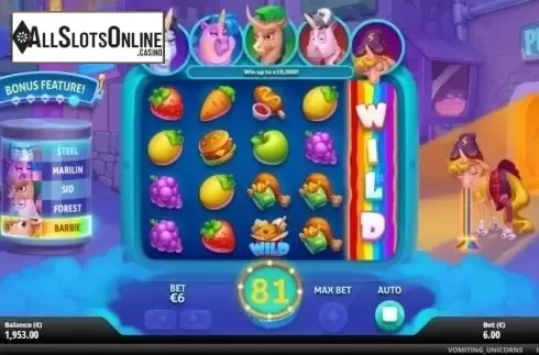 Feature 1. Vomiting Unicorns from Gluck Games