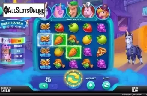 Feature 2. Vomiting Unicorns from Gluck Games