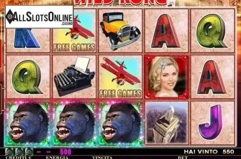Reel Screen. Wild Kong from Octavian Gaming