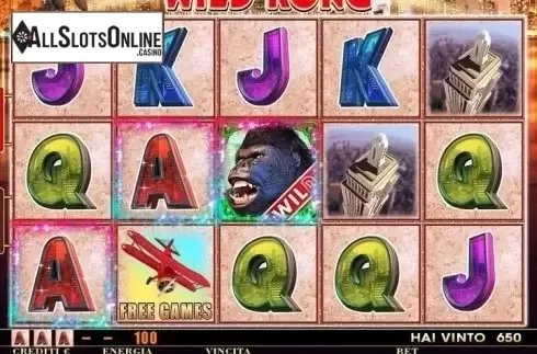 Reel Screen. Wild Kong from Octavian Gaming