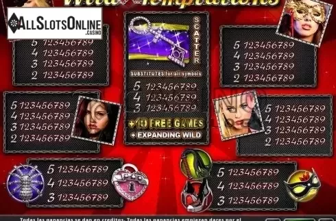 Screen8. Wild Temptations from Casino Technology