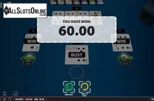 Game Screen 4. Zappit Blackjack from Red7
