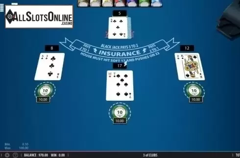 Game Screen 2. Zappit Blackjack from Red7