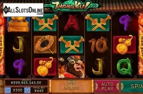 Reel Screen. Zhong Kul from CQ9Gaming