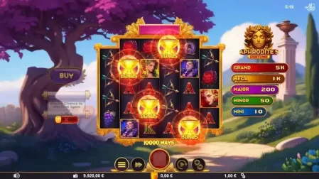 Aphrodite’s Fortune slot screenshot 2