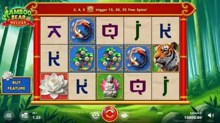 Bamboo Bear Deluxe slot screenshot 1