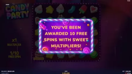 Candy Party slot screenshot 3