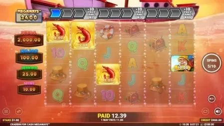 Crabbin’ For Cash Megaways slot screenshot 6