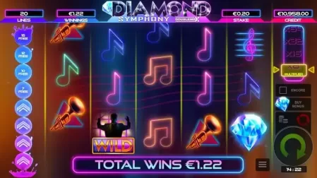 Diamond Symphony DoubleMax slot screenshot 2