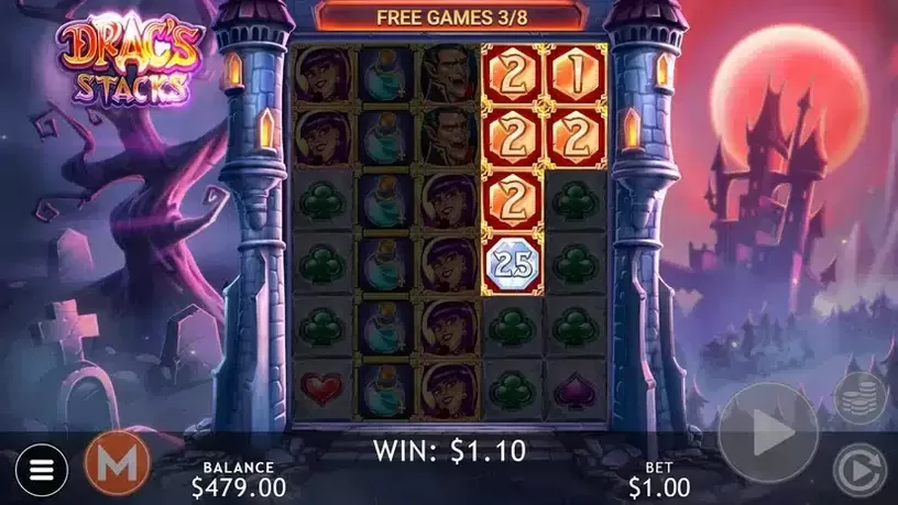 Drac's Stacks slot screenshot 5
