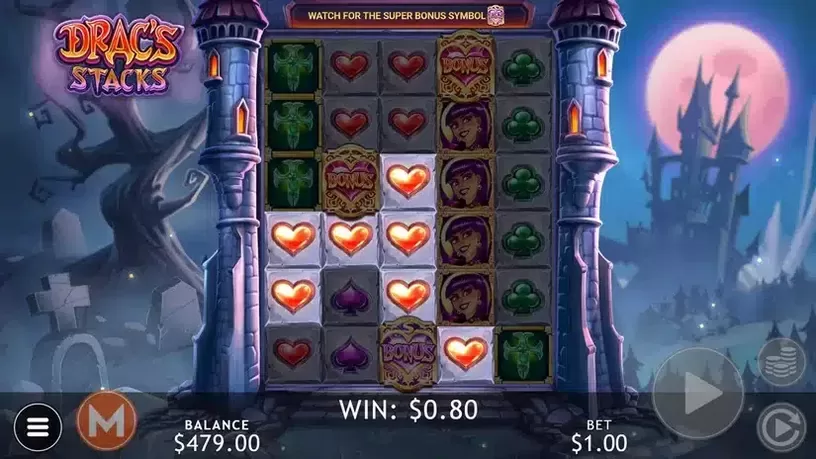 Drac's Stacks slot screenshot 2