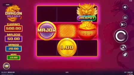 Dragon Hold Gold slot screenshot 1