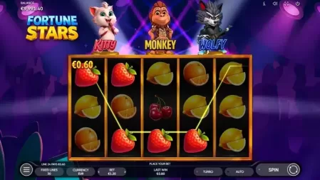 Fortune Stars slot screenshot 1
