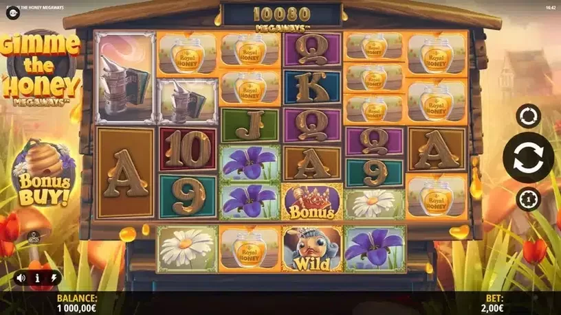 Gimme the Honey Megaways slot screenshot 
