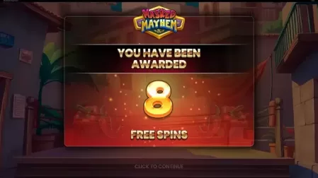 Masked Mayhem slot screenshot 3