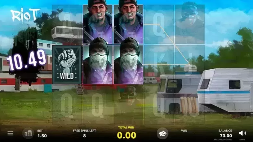 Riot slot screenshot 3