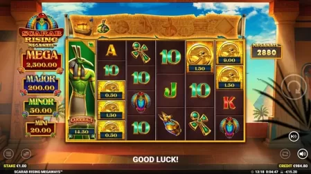 Scarab Rising Megaways slot screenshot 3
