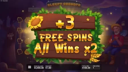Sleepy Grandpa slot screenshot 5