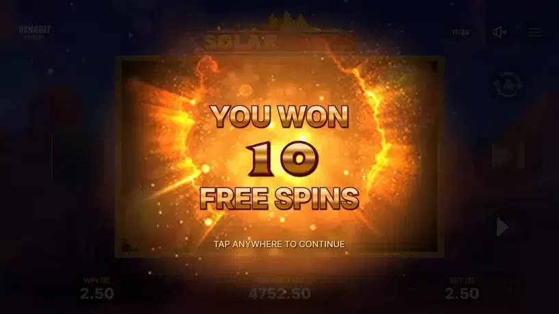 Solar Sands slot screenshot 3