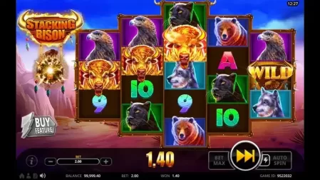 Stacking Bison slot screenshot 4