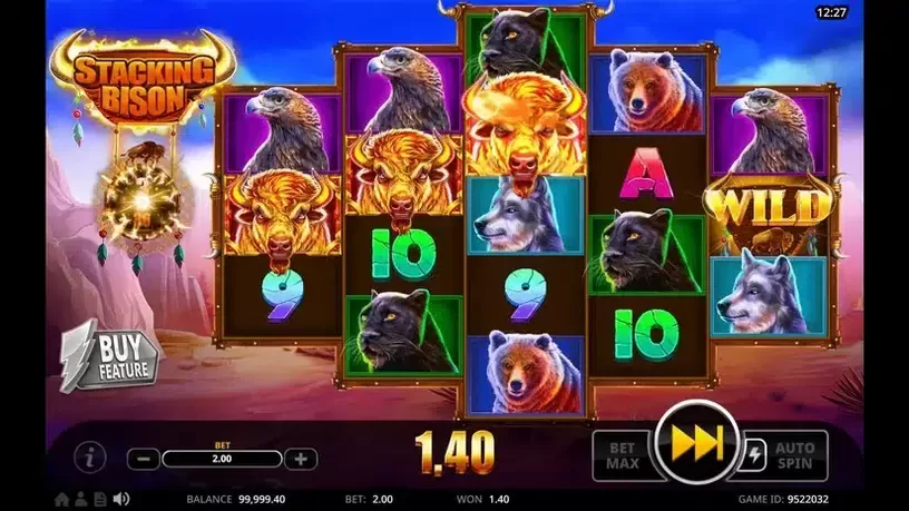Stacking Bison slot screenshot 4