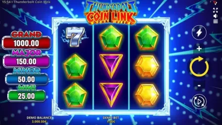 Thunderbolt Coin Link: Running Wins slot screenshot 1