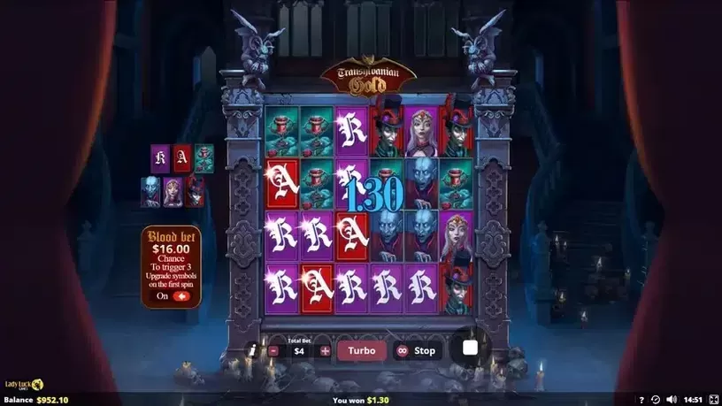 Transylvanian Gold slot screenshot 4