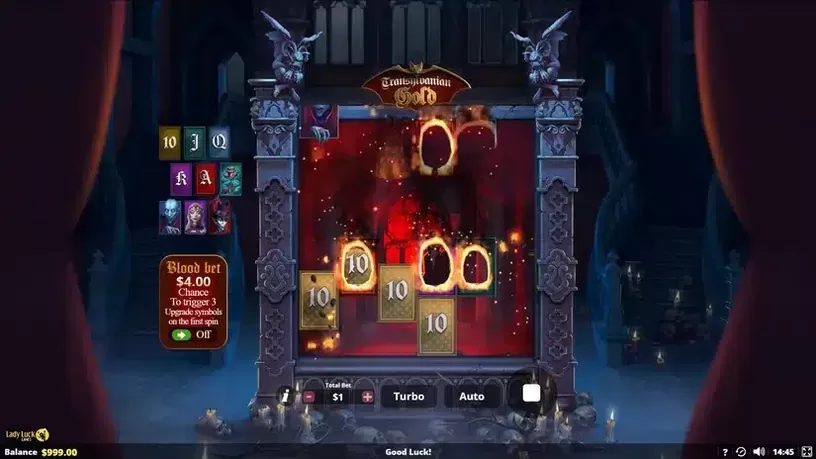 Transylvanian Gold slot screenshot 2