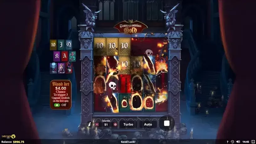 Transylvanian Gold slot screenshot 3