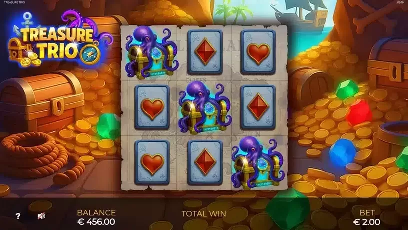 Treasure Trio slot screenshot 2