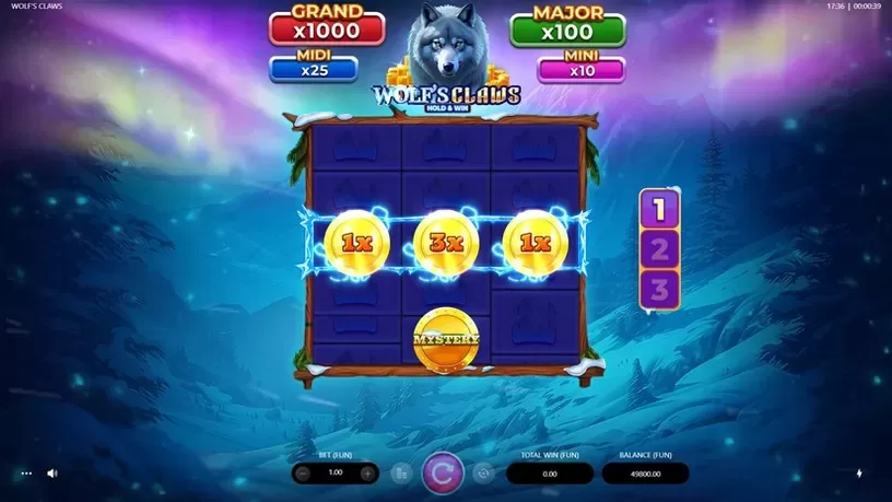 Wolf’s Claws slot screenshot 3