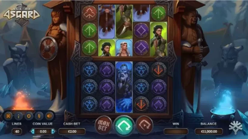Age of Asgard slot screenshot 1