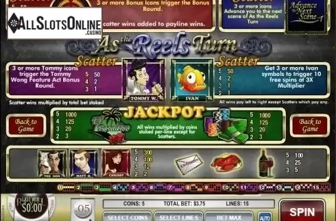 Screen2. As the Reels Turn 1 from Rival Gaming